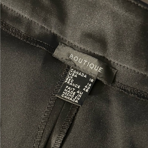 Boutique tuxedo-style dress pants, size 12 - Picture 3 of 5